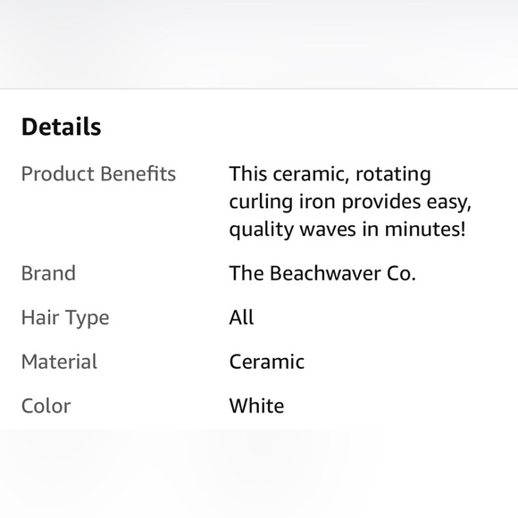 Beachwaver curling iron. used for a week and then I cut my hair off. - Picture 5 of 5